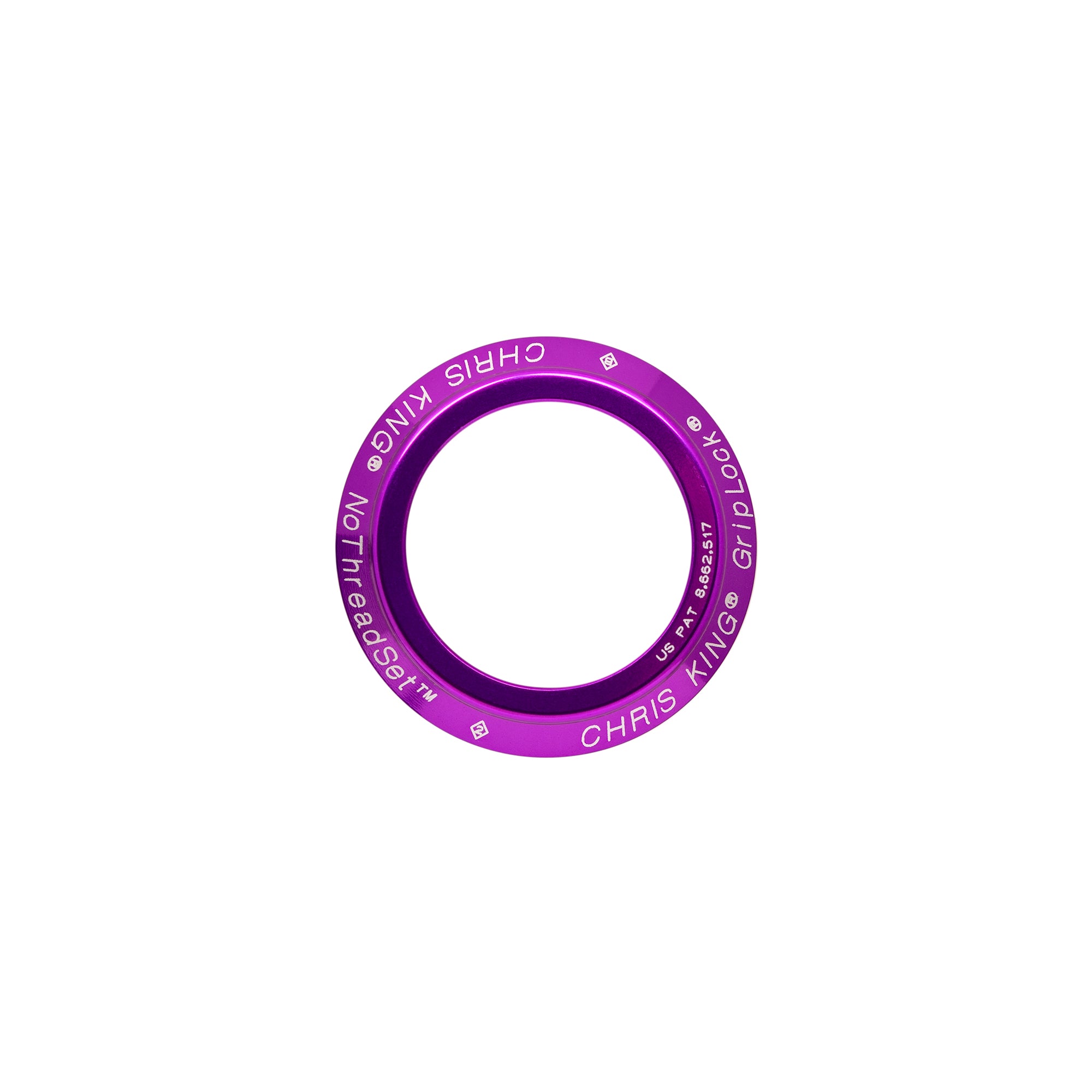 CHRIS KING* nothreadset 1 1/8 inch (matte mango) - BLUE LUG
